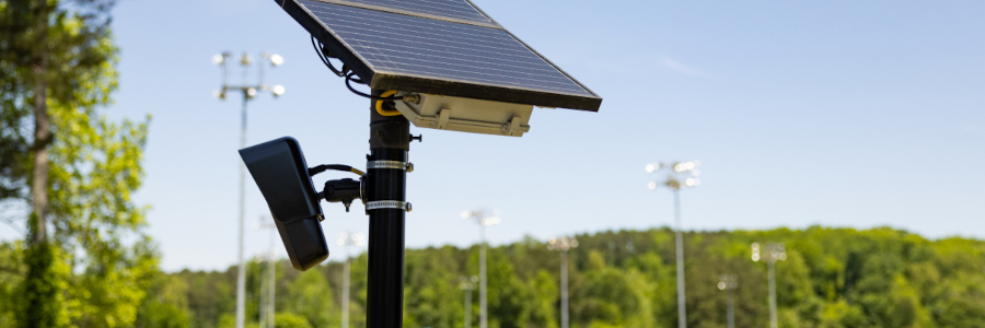 a Flock camera on a sunny day